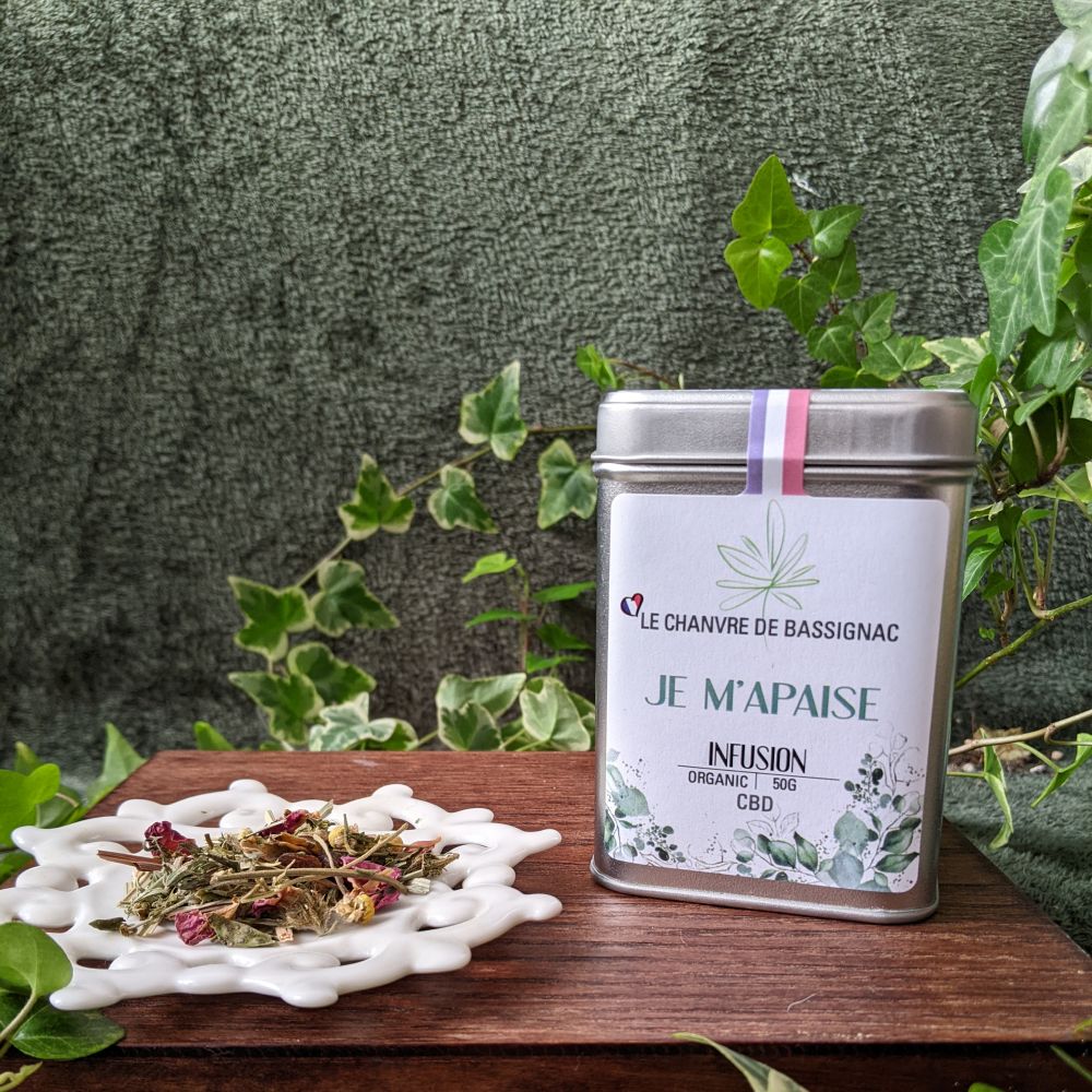 Infusion Le Chanvre de Bassignac 50gr n°4 - je m'apaise