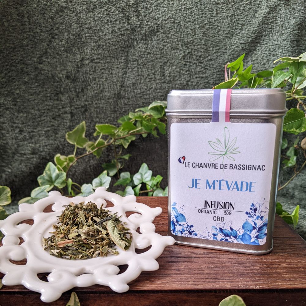 Infusion Le Chanvre de Bassignac 50gr n°8 - je m'évade