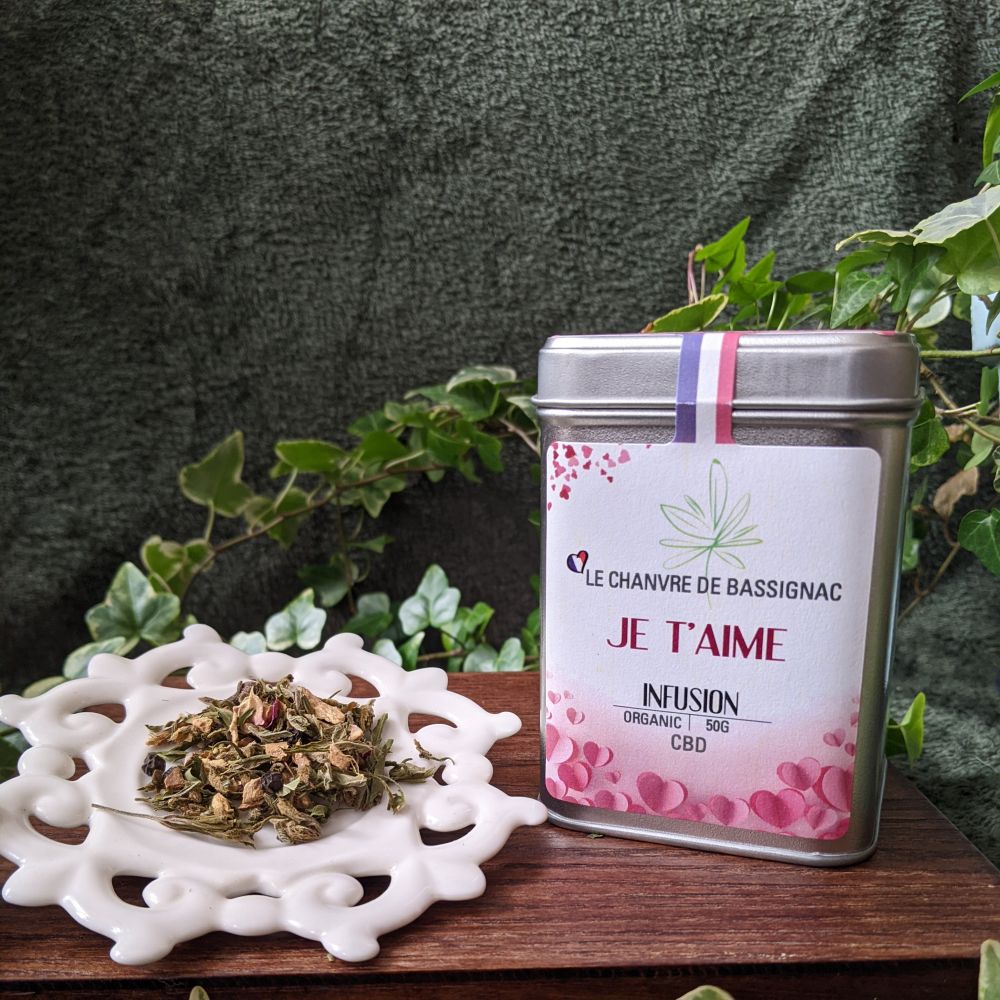 Infusion Le Chanvre de Bassignac 50gr n°14 - je t'aime