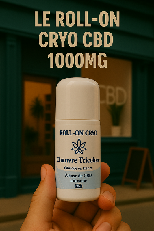 ❄️ Roll-On Cryo CBD 1000mg – Chanvre Tricolore