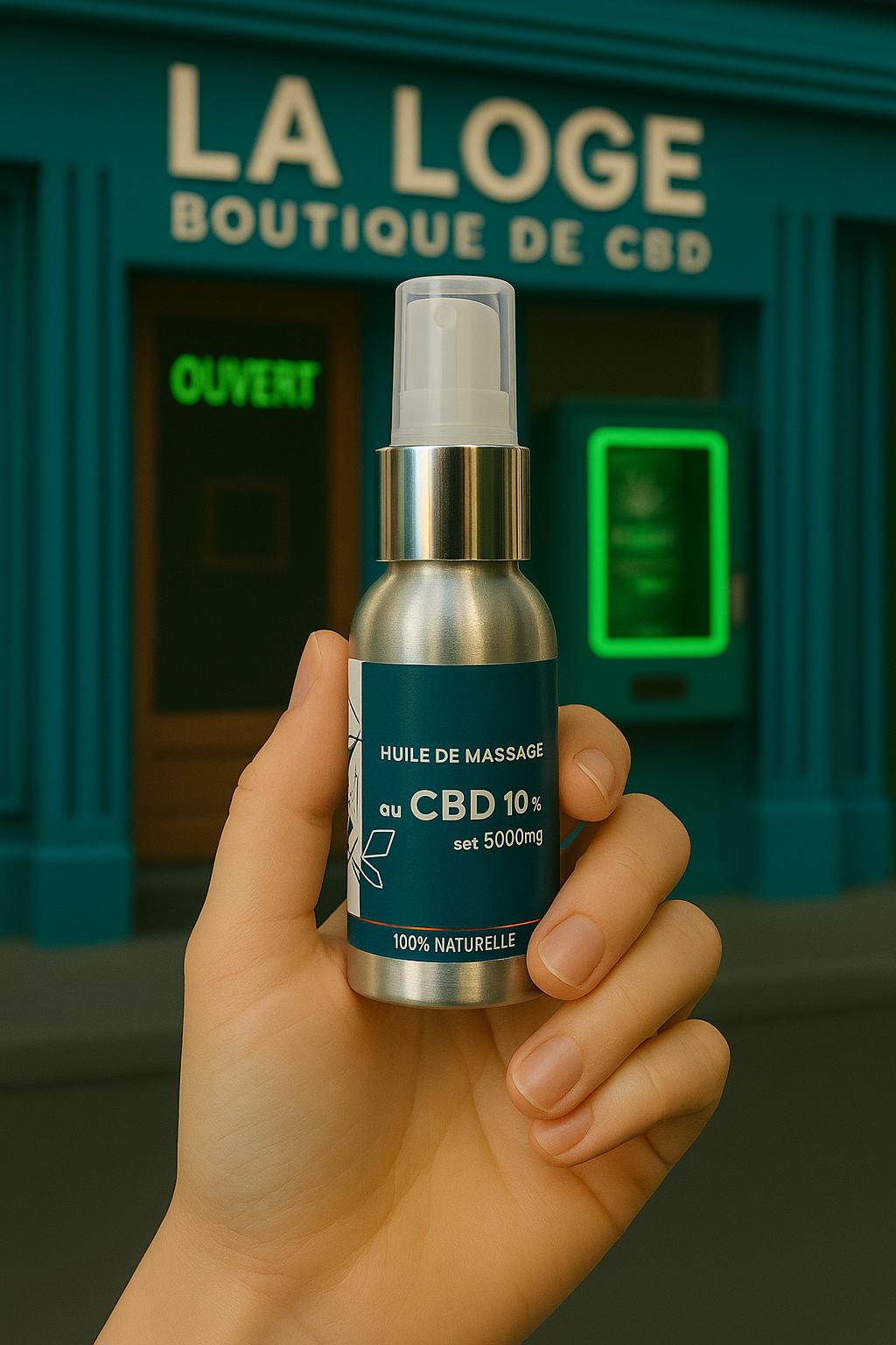 Huile de massage CBD 10 % Bulle de Nuage